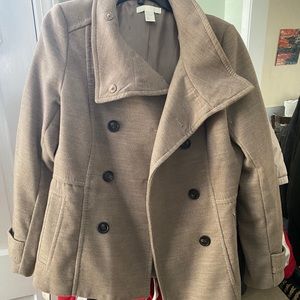 H&M Tan Peacoat